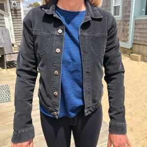 Black corduroy jacket